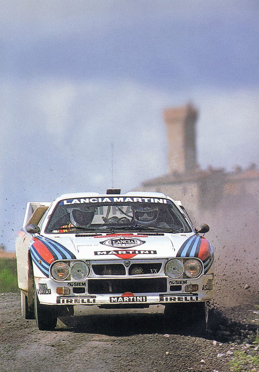 Amjayes. Rallyeauto, Rallyerennen, Rallyefahrer, Lancia 037 HD-Handy-Hintergrundbild