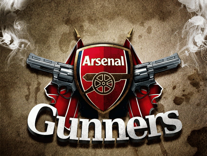 Giocatori dell'Arsenal. Logo dell'Arsenale. Arsenale Sfondo HD