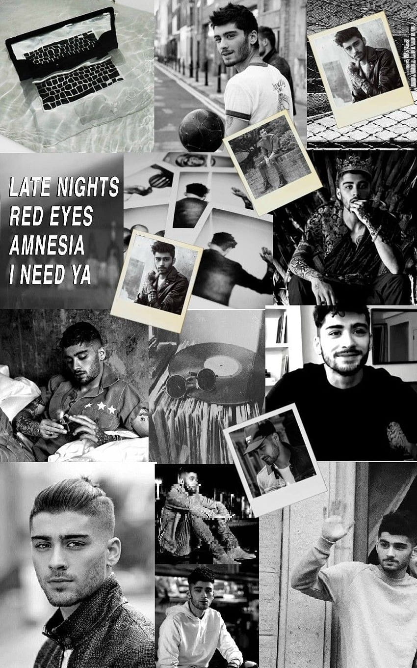 Zayn Black And, One Direction Black and White HD phone wallpaper