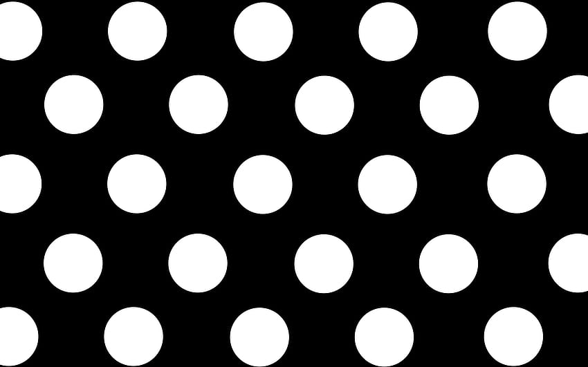 Black And White Polka Dot (5 ) HD wallpaper