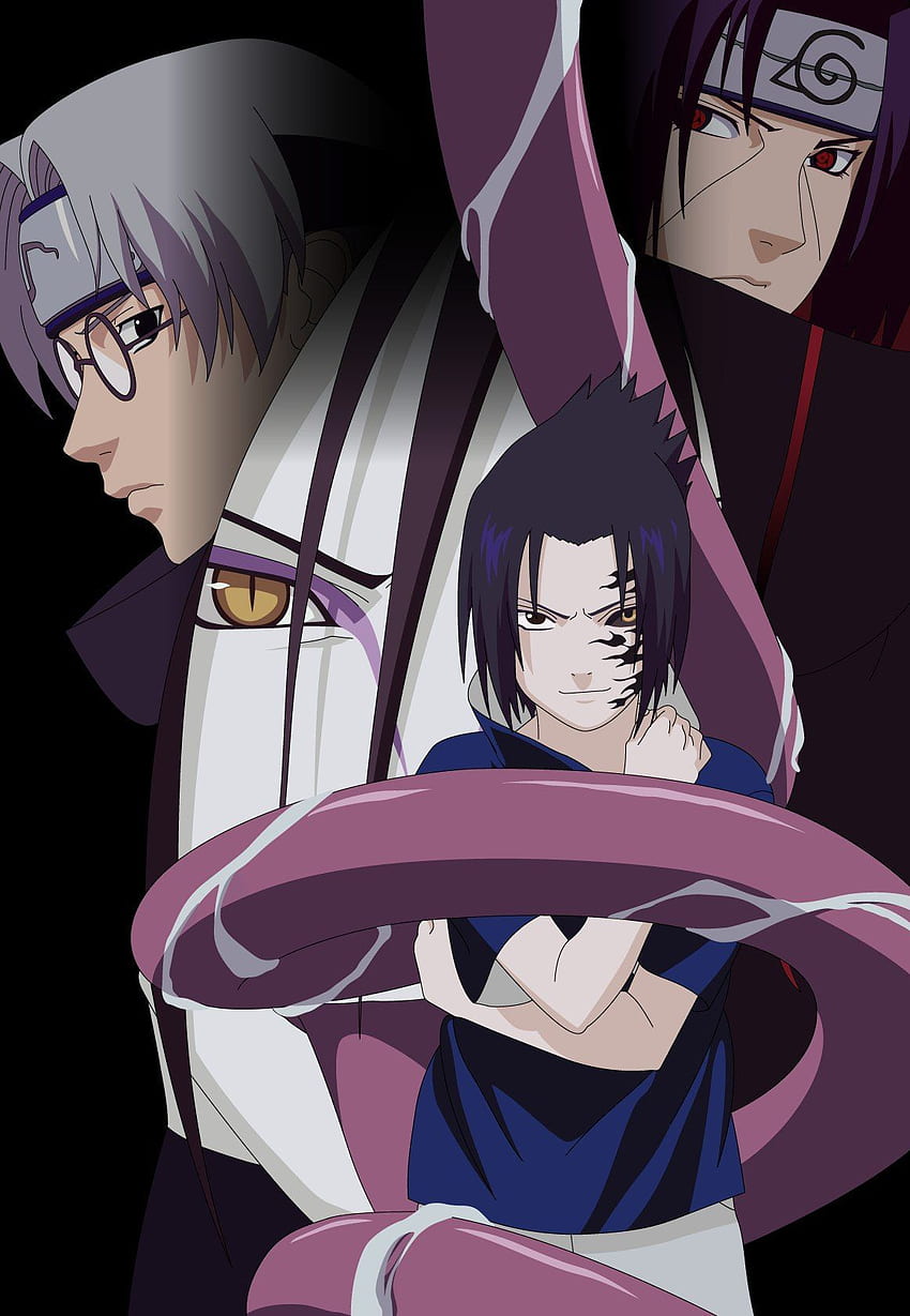 sasuke and orochimaru and kabuto
