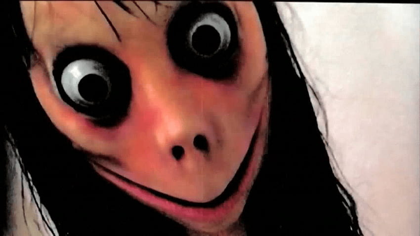 Gruseliger Momo HD-Hintergrundbild