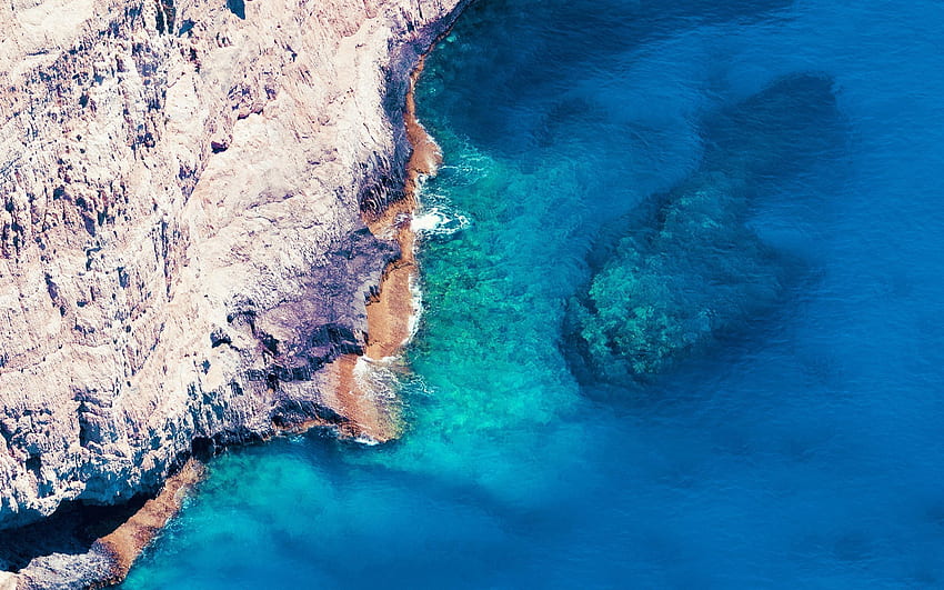 ธรรมชาติ หิน ทะเล ชายฝั่ง ฝั่ง ส่องแสง แสง วอลล์เปเปอร์ HD
