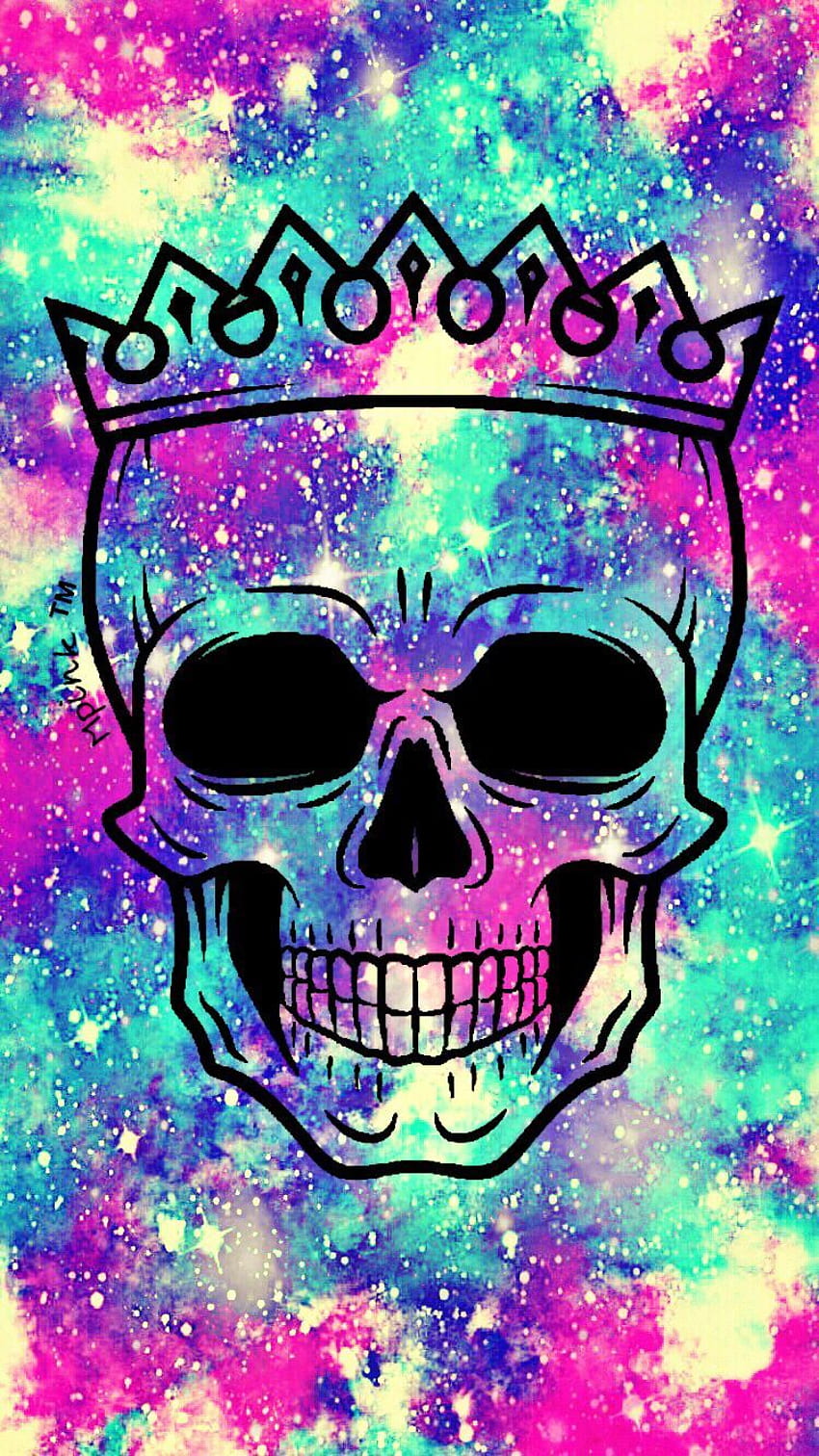 Skull Queen IPhone Android . Background Tumblr, Skull , Hipster HD phone wallpaper