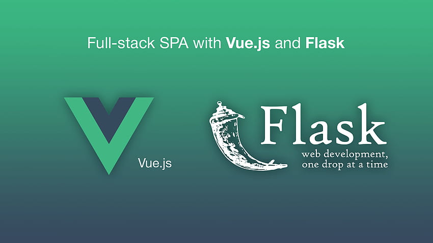 Full Stack Single Page Application With Vue.js And Flask. By Oleg Agapov. Codeburst HD wallpaper