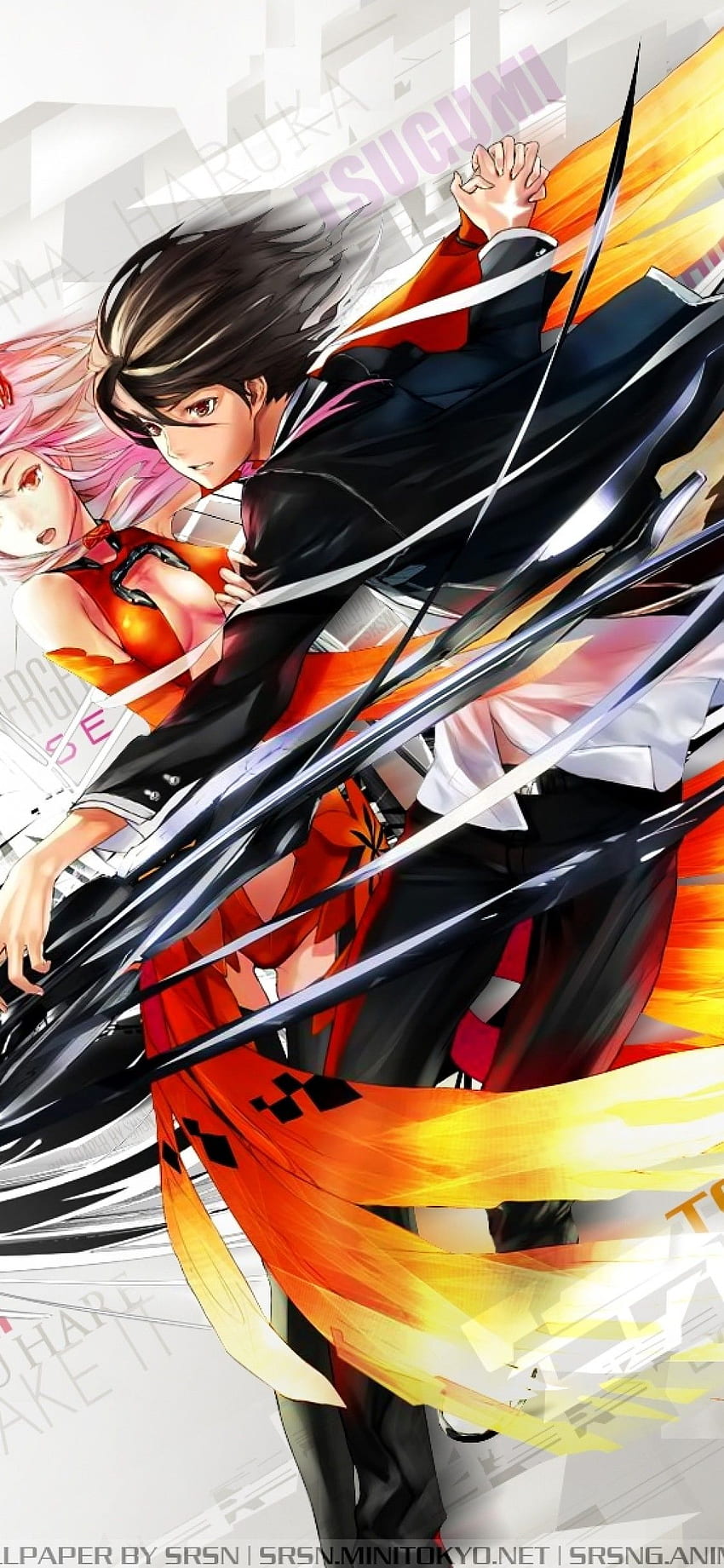 Guilty Gear wallpaper Guilty Crown #anime Yuzuriha Inori Ouma Shuu