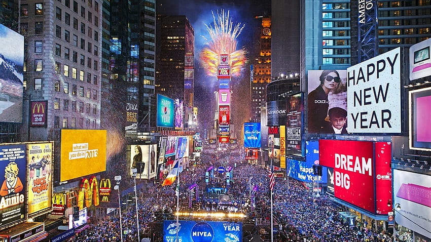 Perfectly Good Reasons You Should Skip New Year's Eve in Times Square HD wallpaper