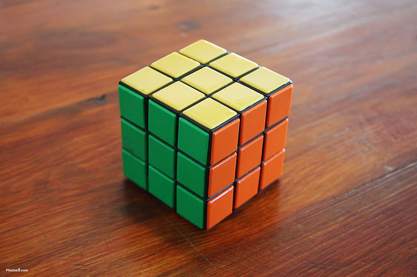 Класическо кубче на Рубик, куб, пъзел, рубик, 3x3x3 HD тапет
