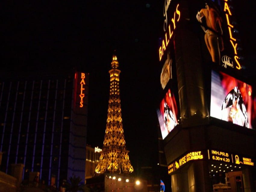 Vegas, Las Vegas, Nachtzeit HD-Hintergrundbild