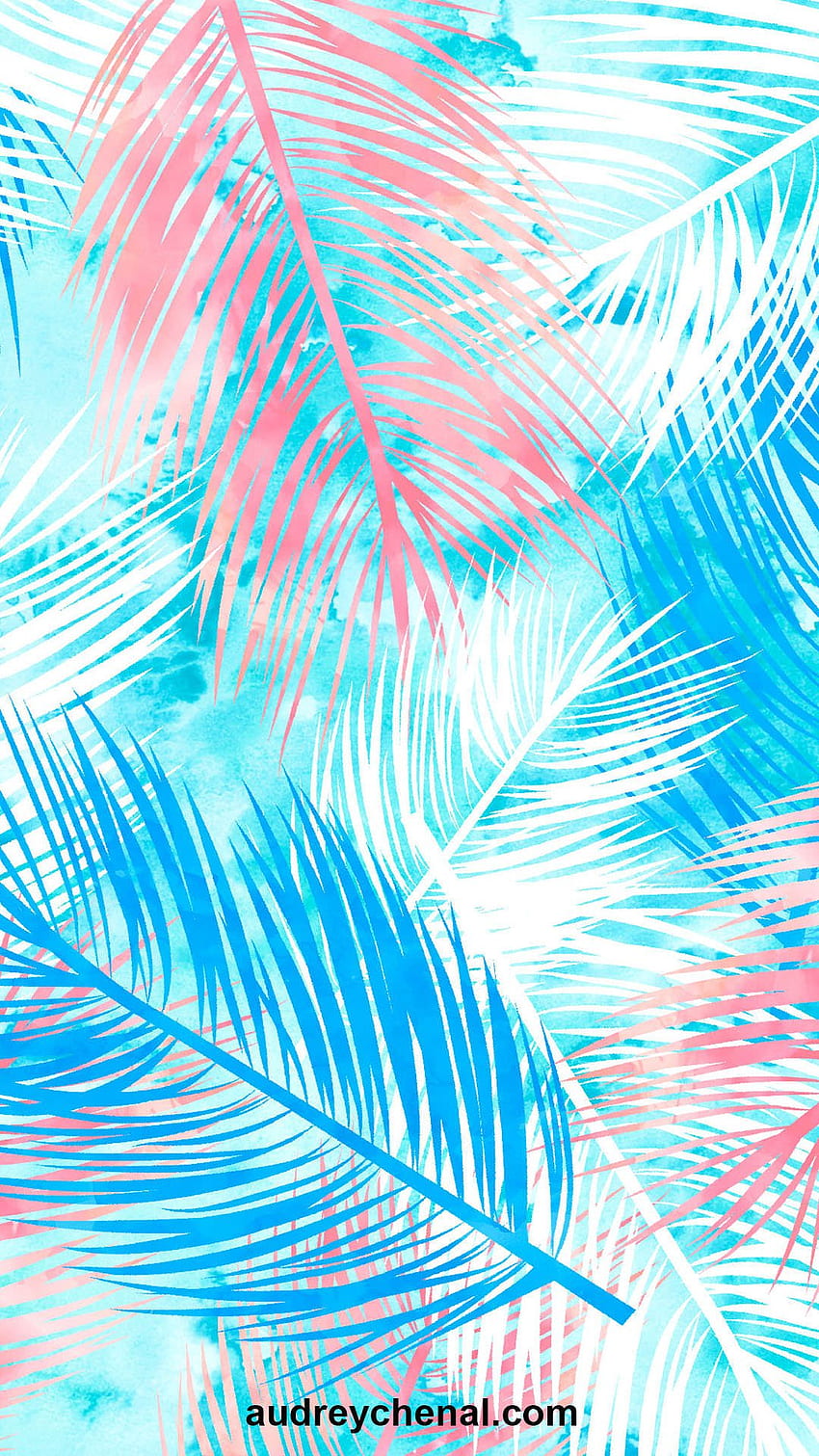 Coral & Teal Background - - HD phone wallpaper