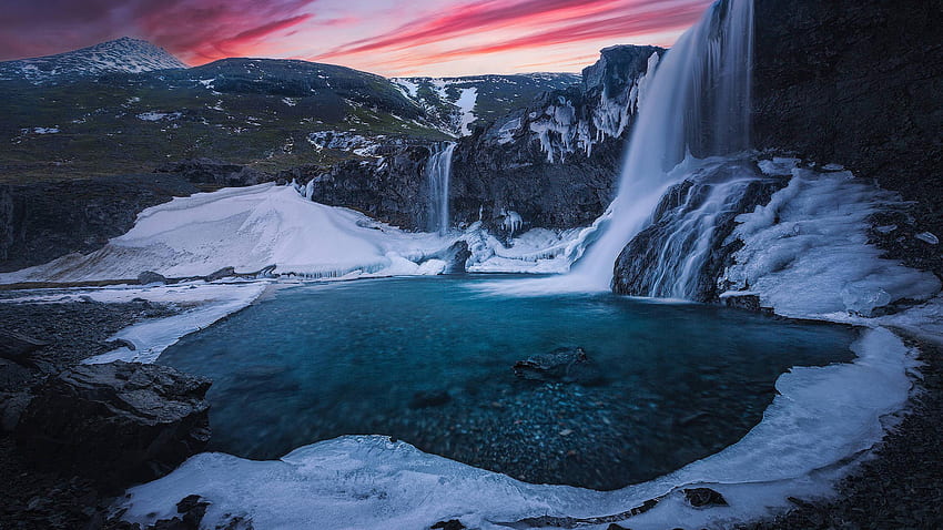 Iceland Skogafoss Waterfall , Nature , , and Background HD wallpaper