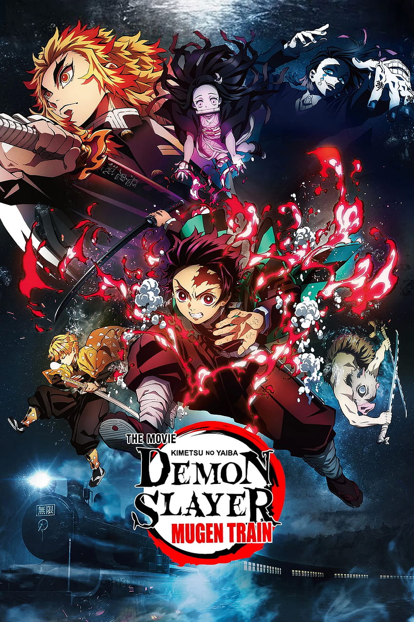 Demon Slayer the Movie: Mugen Train (2020), Kimetsu No Yaiba Entertainment District HD phone wallpaper