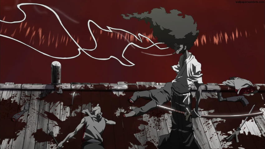 Samurai Afro, Samurai Darah Wallpaper HD