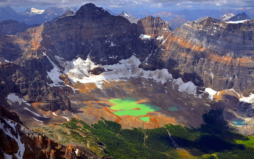 *** Glacier Lake ***, niebo, natura, gory, jezioro HD wallpaper