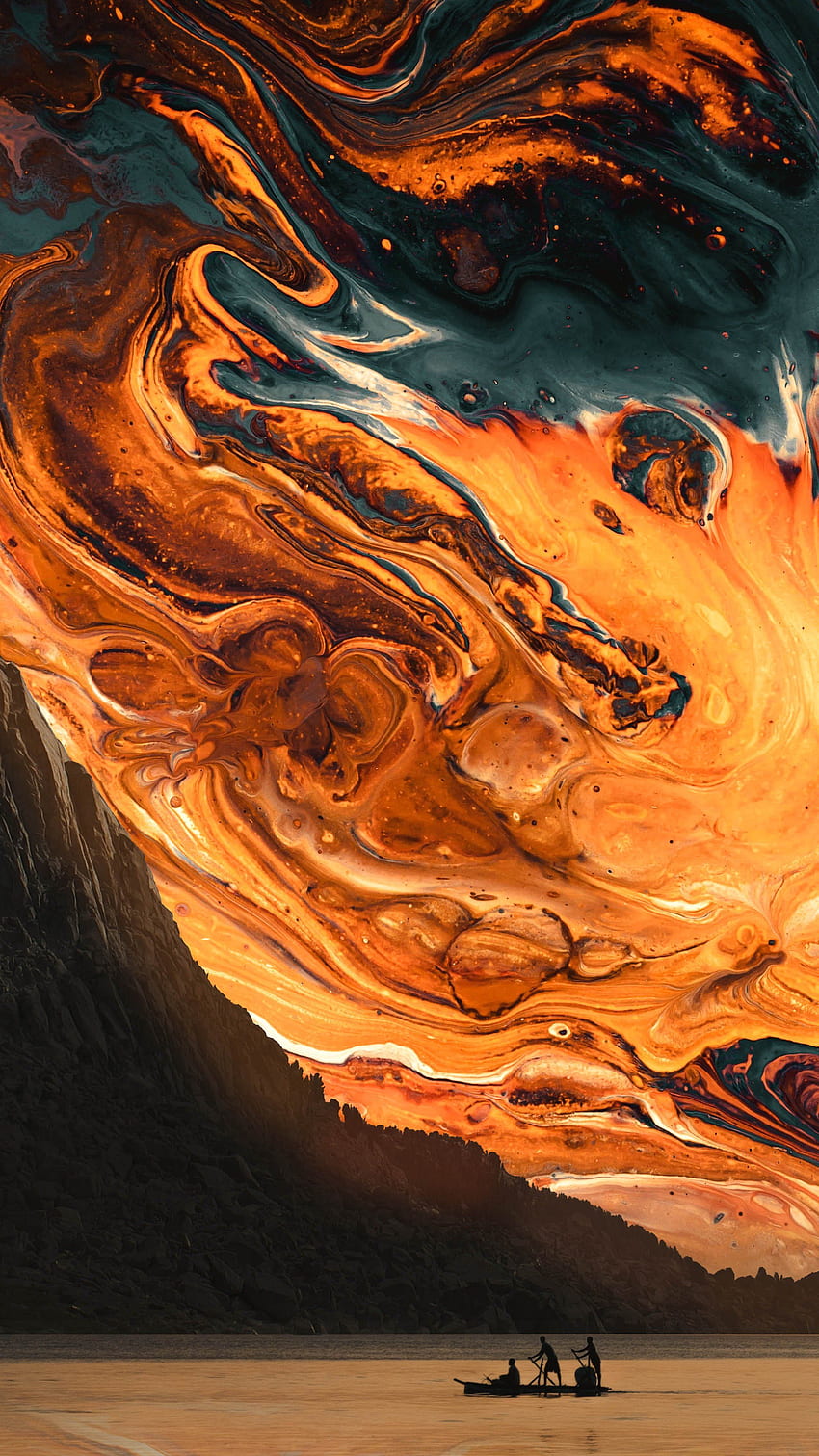 Orange Lava Orange Marble Hd Phone Wallpaper Pxfuel