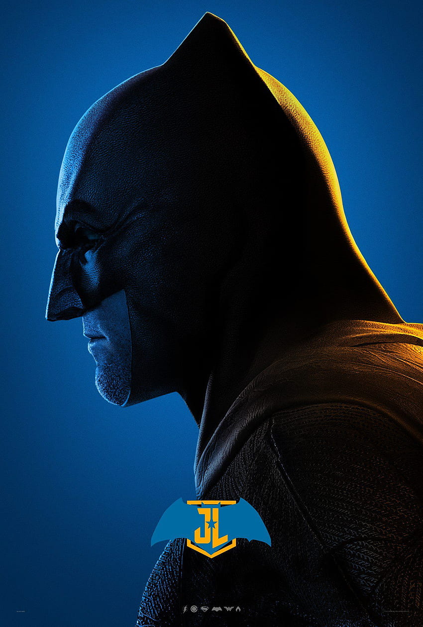 Poster Justice League (2017) - Ben Affleck sebagai Batman wallpaper ponsel HD