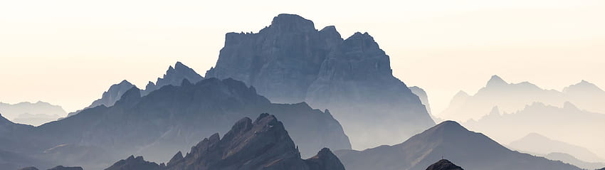 Gunung Pagi – (3840×1080 dan 5120×1440 ). 32:9 Super Ultralebar , Gunung 3840x1080 Wallpaper HD