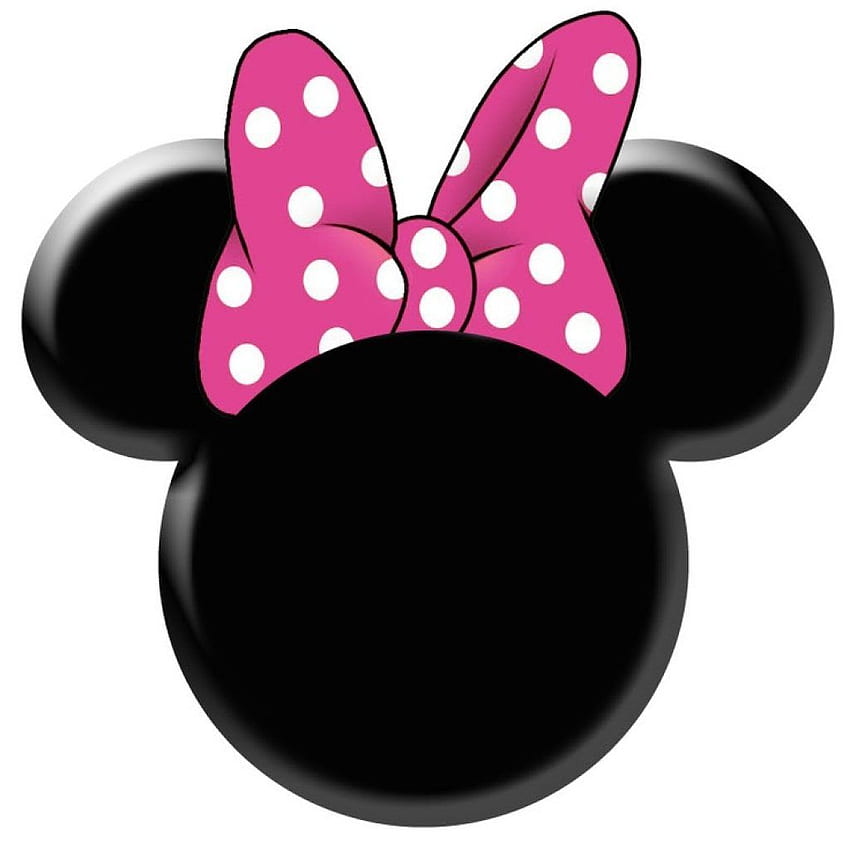 Minnie Mouse Kafa Şablonu çiçek clipart. ev clipart çevrimiçi, Minnie Mouse Bow HD telefon duvar kağıdı