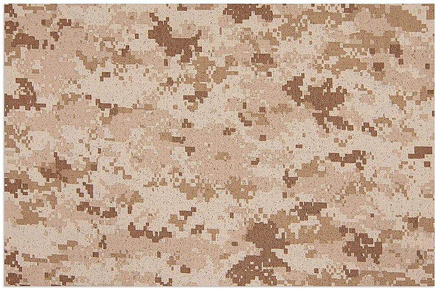 Camo Us Marine Desert Marpat Digital Texture Background in Brown Colors ES 브라운 라이트 브라운 시나몬 미끄럼 방지 고무 매트 바닥 주방 러그 라이트 도어 매트: 홈 & 키친, 데저트 카모 HD 월페이퍼