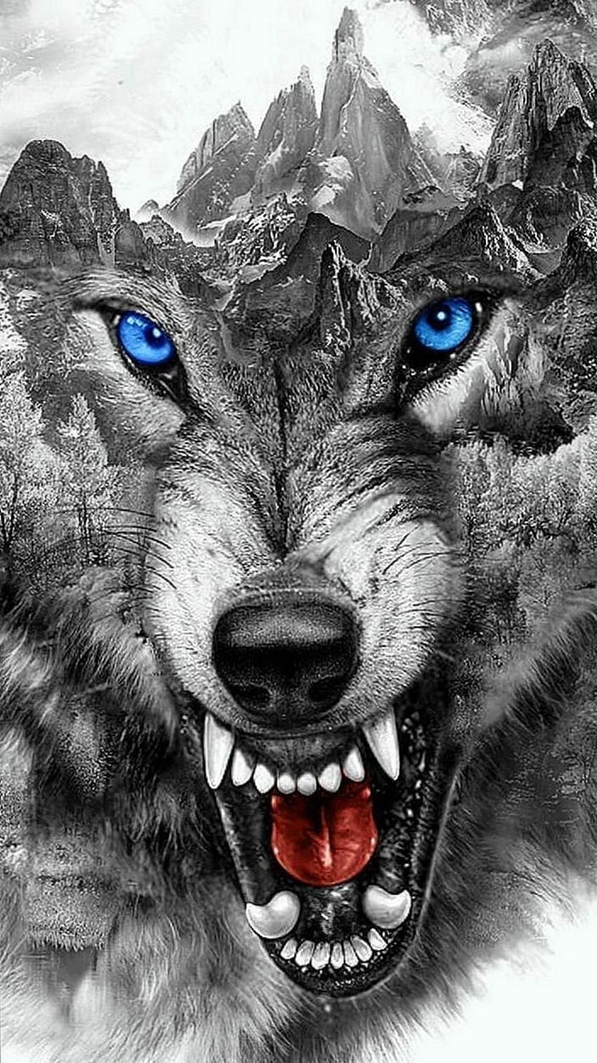 Angry Wolf iPhone Wallpapers  Top Free Angry Wolf iPhone Backgrounds   WallpaperAccess