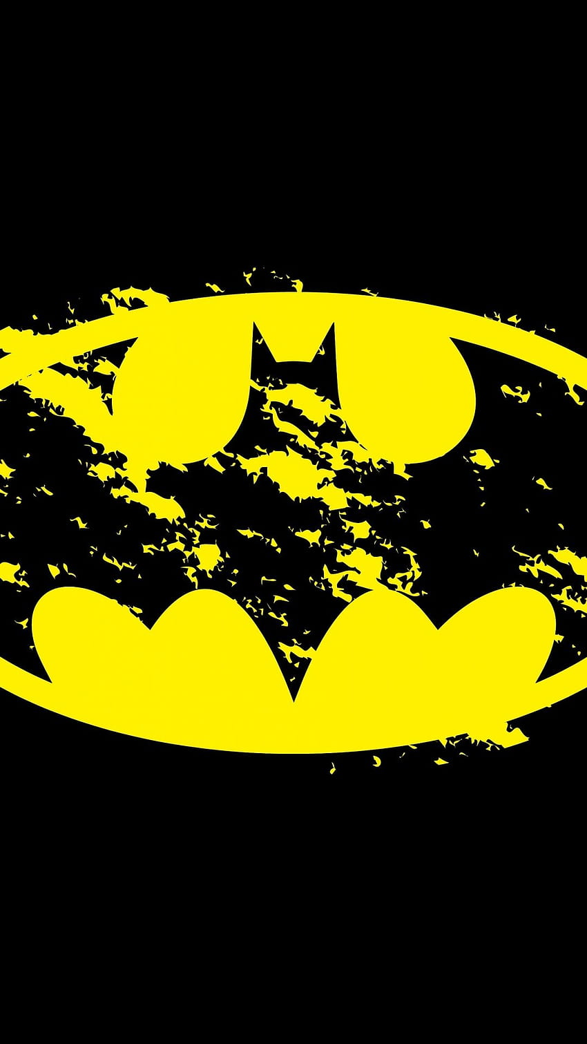 Abstract Batman Logo iPhone - Batman Yellow - - HD phone wallpaper | Pxfuel