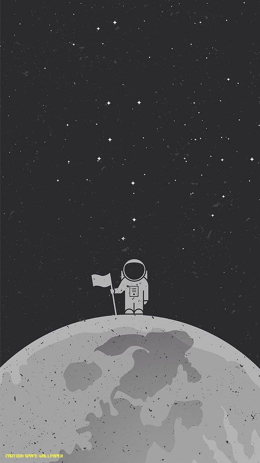 Cartoon Outer Space – Top Cartoon Outer Space, Grey Space Sfondo del telefono HD