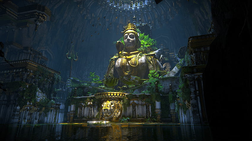 Giant Shiva Statue Puzzle in Uncharted: The Lost Legacy []. : HD wallpaper