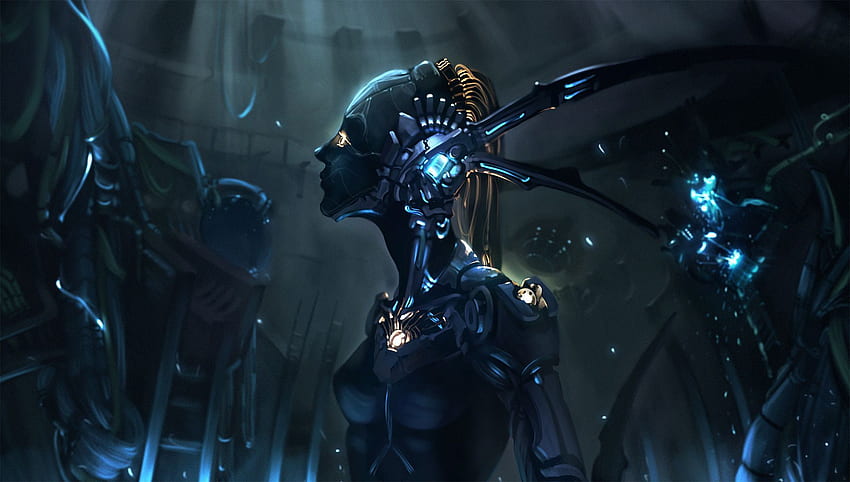 Future, Futuristic, Sci Fi, Cyborg, Cyber Girl, Science Fiction, ROD_NEST By *Wen JR Btip. Sci Fi , Concept Art, Robot HD wallpaper