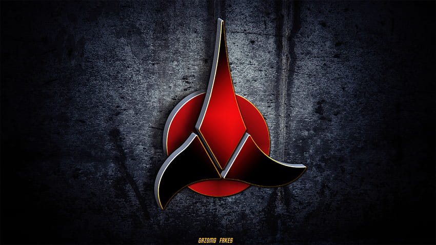 Star Trek Logo, Klingon Empire HD wallpaper