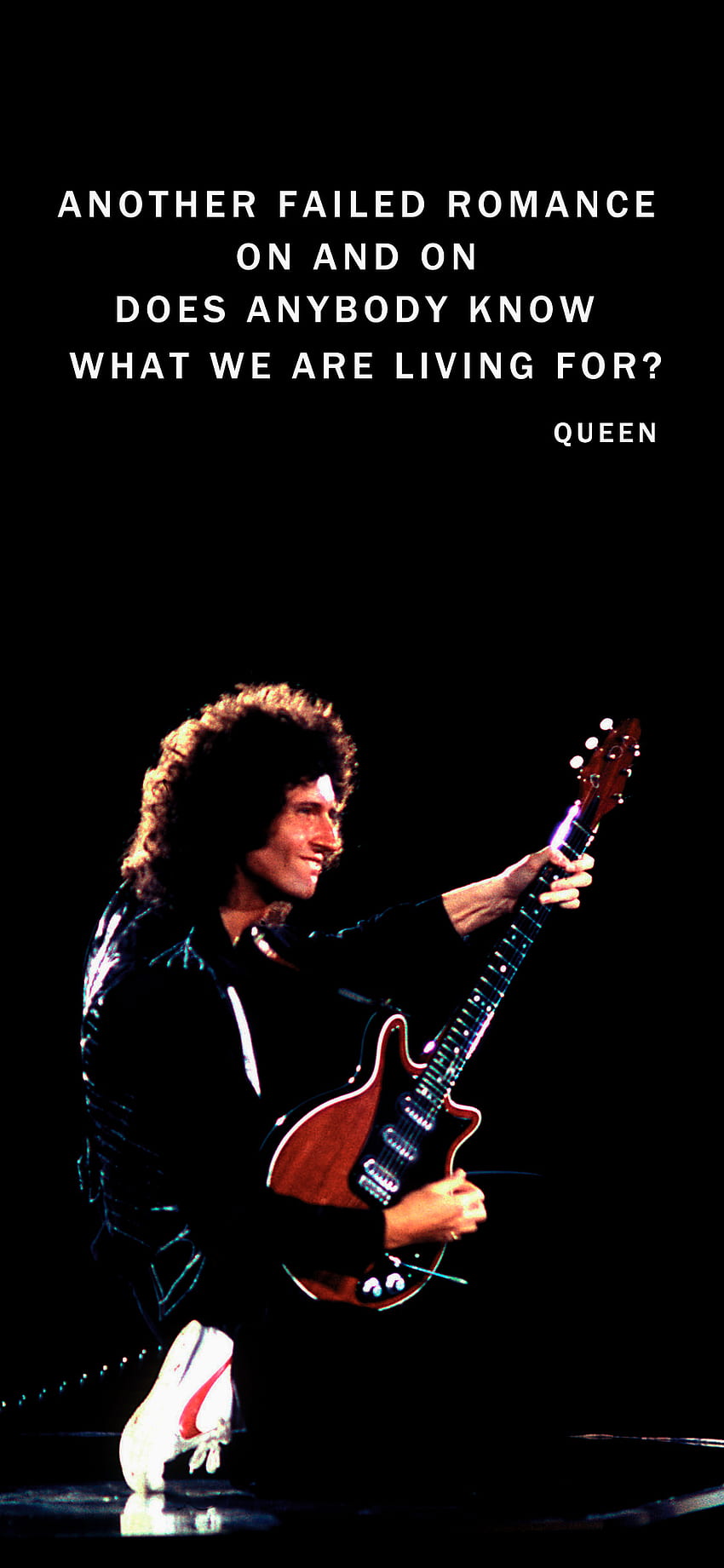 Brian May, rock, queen, band, guitar HD phone wallpaper
