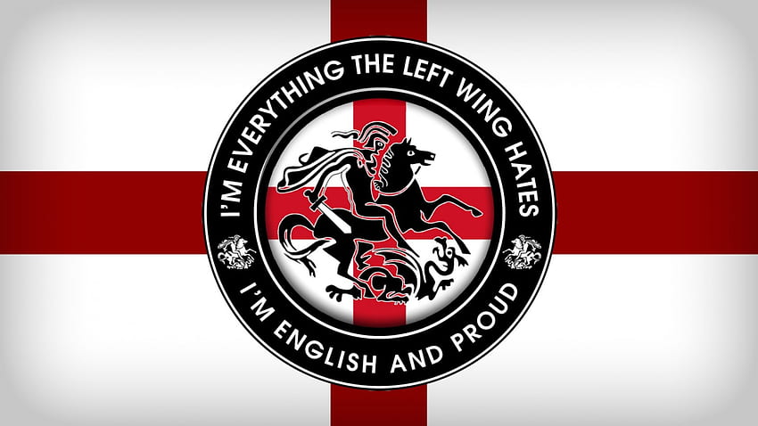 inglese e orgoglioso, inglese, gran bretagna, orgoglioso, , regno unito, regno unito, bandiera, emblema, inghilterra, san giorgio, inglese e orgoglioso, salvaschermo Sfondo HD