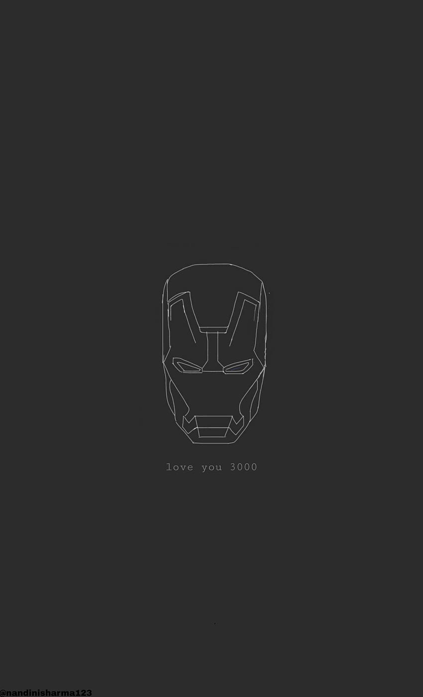 Love you 3000 IRON MAN, Aesthetic Men HD phone wallpaper