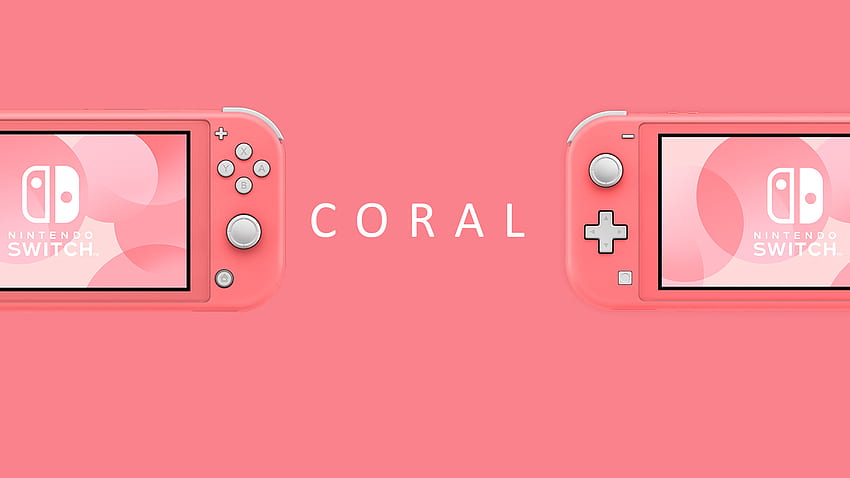 Switch Lite otrzymuje nowy kolor, przywitaj się z koralem, Nintendo Switch Lite Tapeta HD