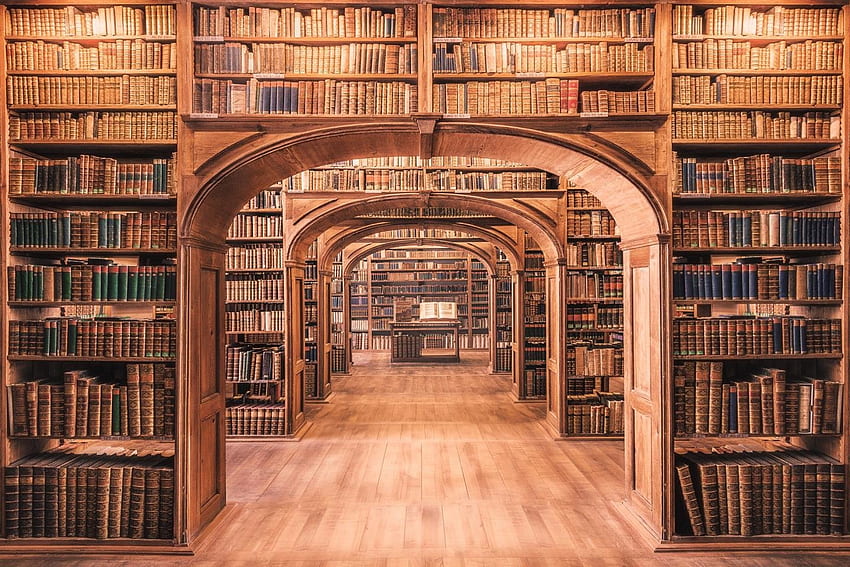 Library for background, Cool Library HD wallpaper