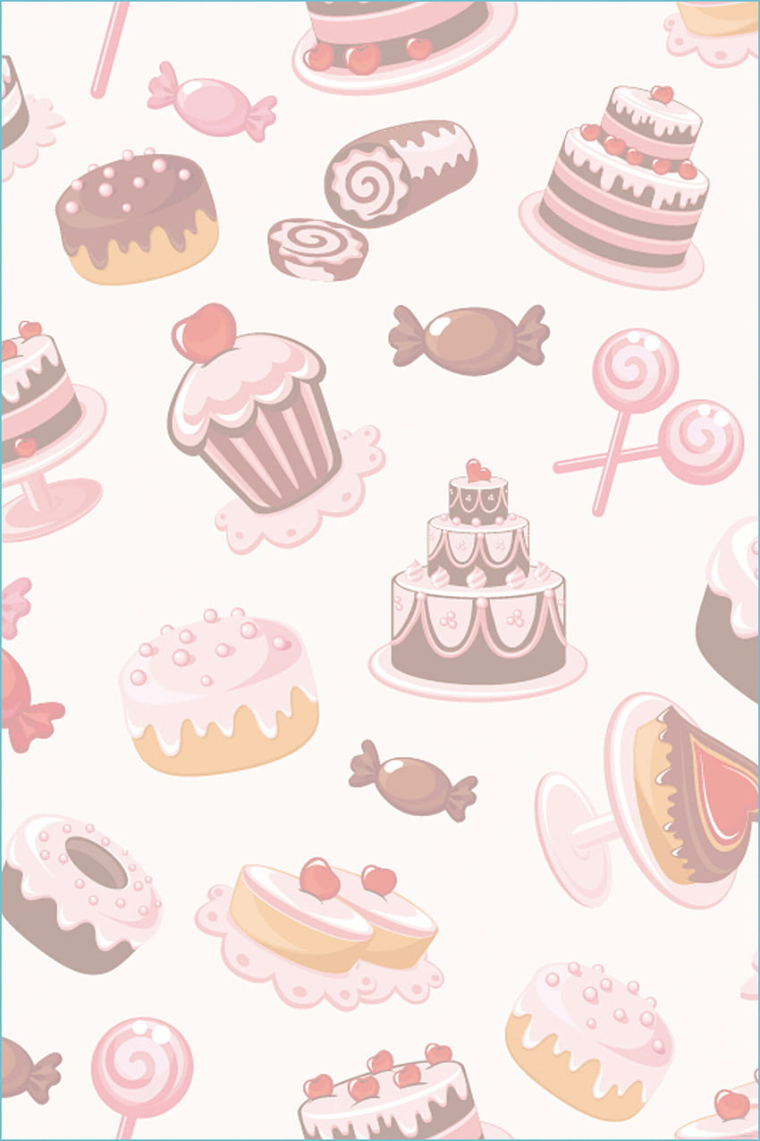 Dessert Background Cake , Cupcakes , Baking - Background Dessert, Dessert Anime HD phone wallpaper