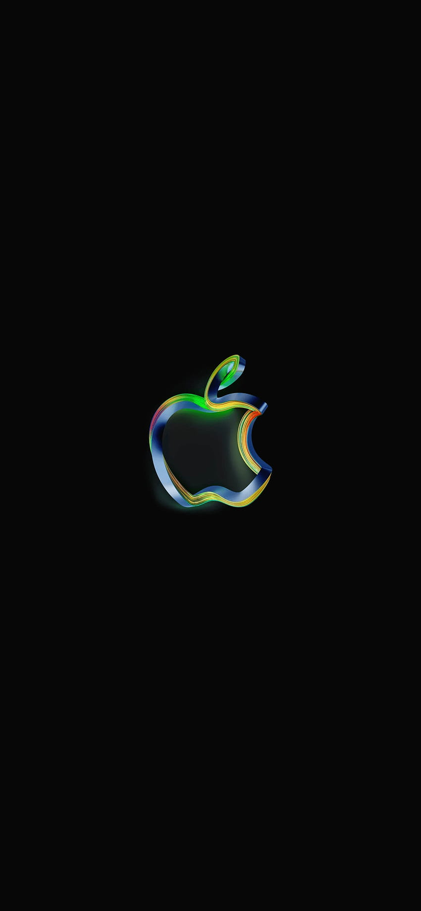 Лого на Apple iPhone X, готино лого на Apple HD тапет за телефон