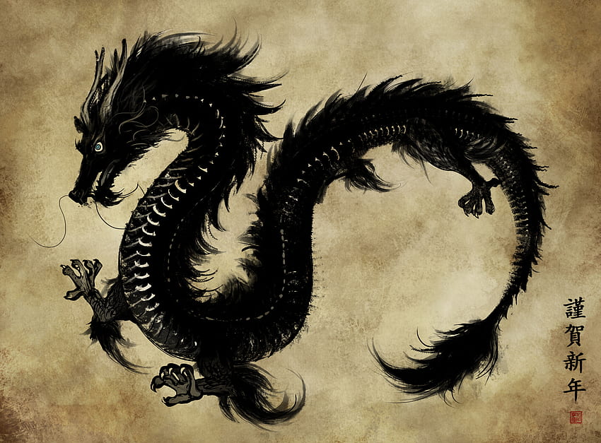 ShenRon, dragón, épico, oscuro fondo de pantalla