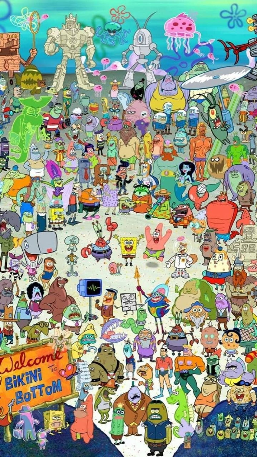 Spongebob Squarepants ideas en 2021. bob esponja pantalones cuadrados, bob esponja, pantalones cuadrados, Personajes de Bob Esponja fondo de pantalla del teléfono