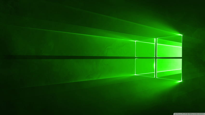 Windows 10 Green ❤ สำหรับ • Wide & Ultra, 2560X1440 Green วอลล์เปเปอร์ HD