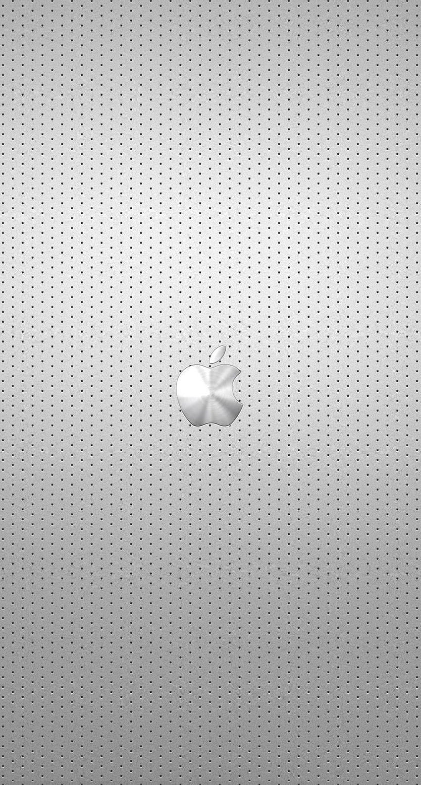 Страхотно сребристо лого на Apple. .sc iPhone6s през 2020 г. Лого на Apple, готино лого на ябълка, лого на Apple HD тапет за телефон