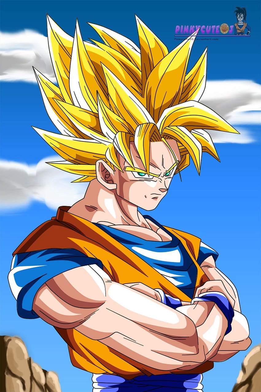 Goku Super Saiyan 2. Desenhos bonitos, Pintura em camisa, Dragon Ball Tapeta na telefon HD