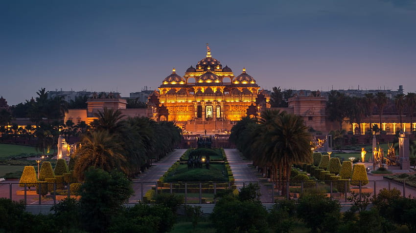 First Hindu temple in Abu Dhabi: 8 things you may want to know. Condé Nast Traveller India, Akshardham Temple HD wallpaper