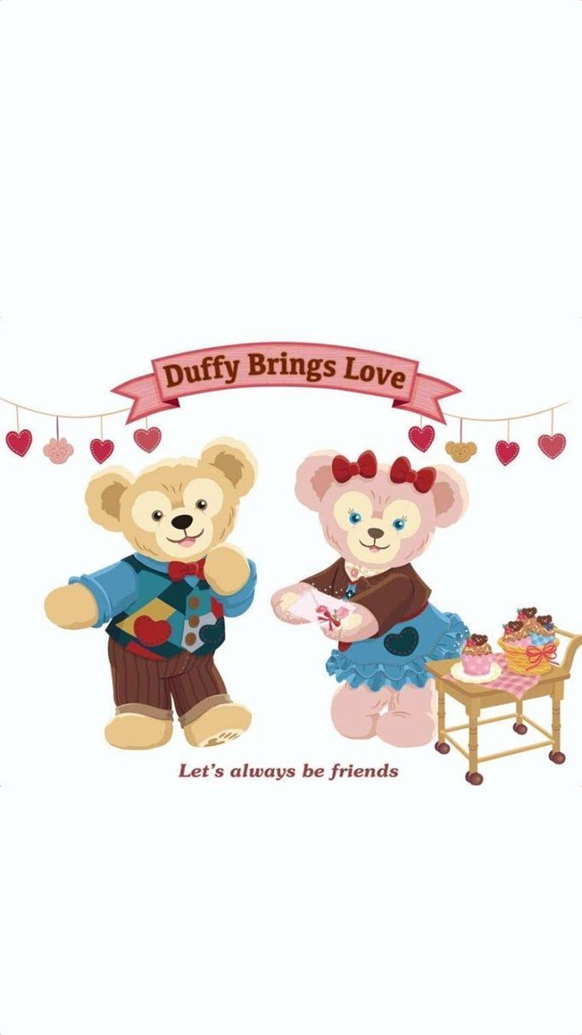 Duffy El oso de Disney, Duffy y sus amigos fondo de pantalla del teléfono