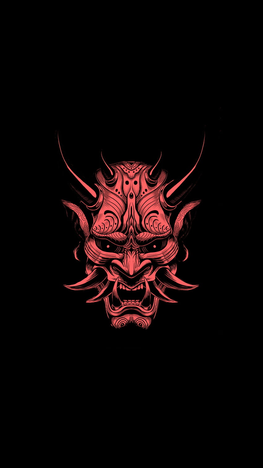 Demon Oni Mask Wallpapers  Top Free Demon Oni Mask Backgrounds   WallpaperAccess