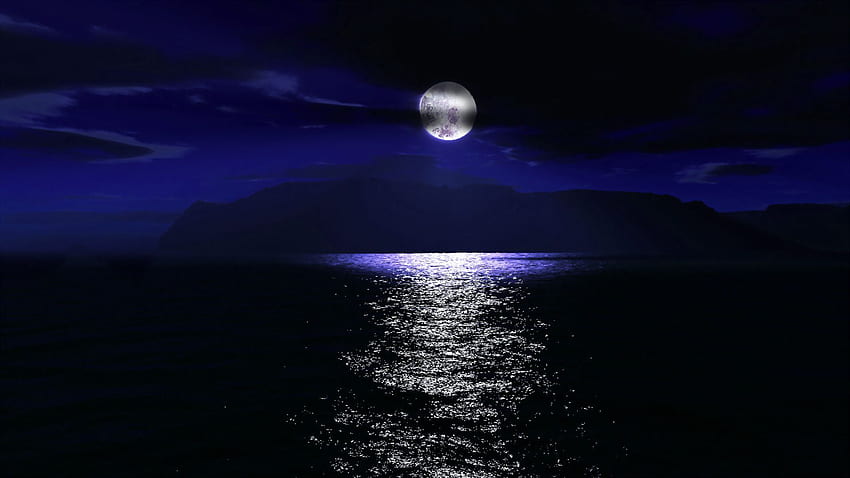 Full Moon . Full Metal Alchemist , Dangerous Full and Attitude Full Size, Sea Night HD wallpaper