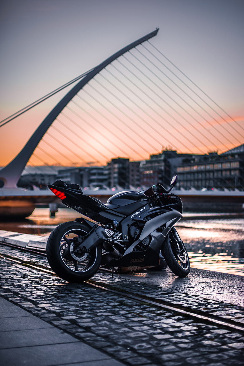 Motorcycles, City, Blur, Smooth, Side View, Motorcycle, Bike HD phone wallpaper