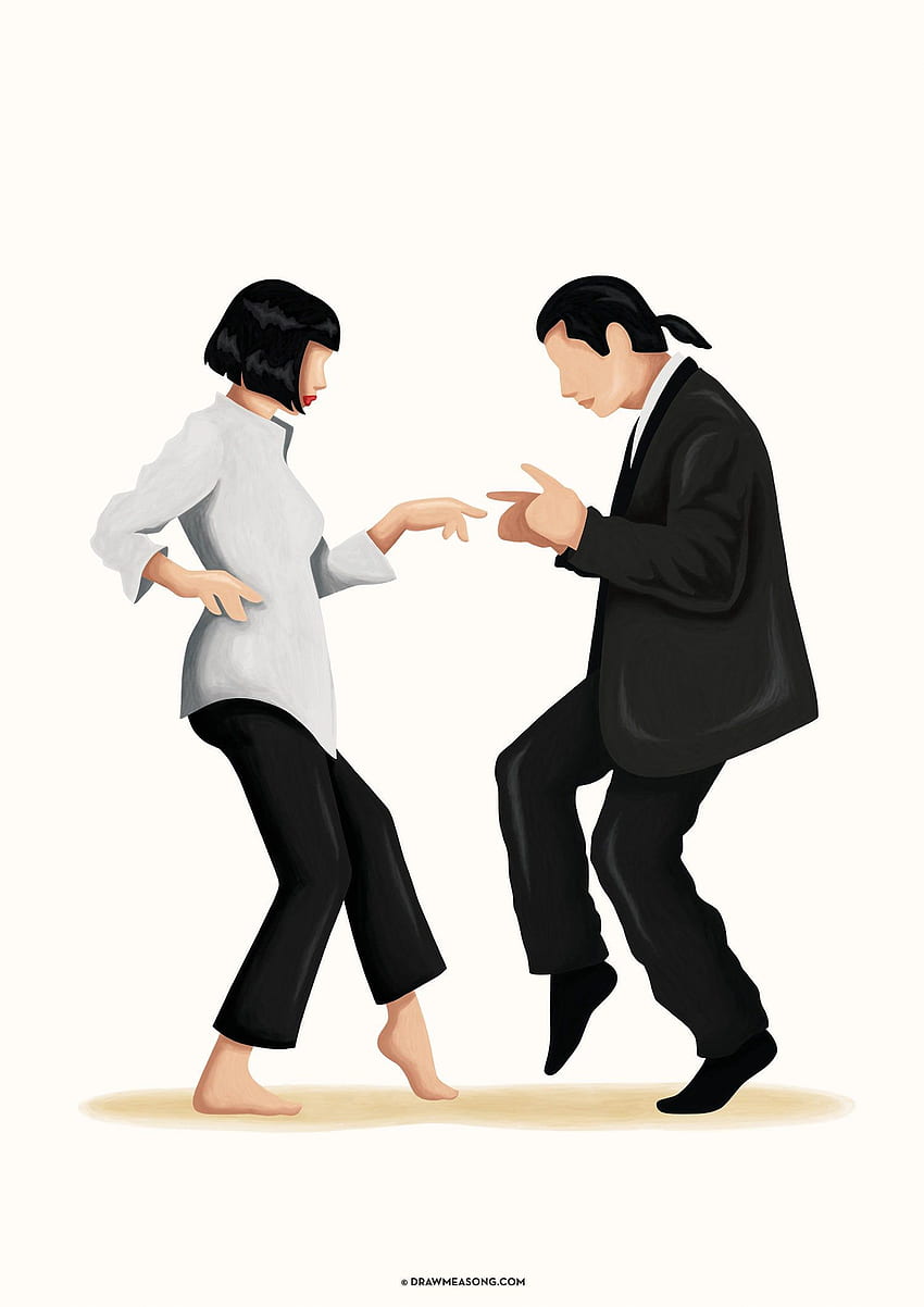 Pulp Fiction Twist Dance Music Poster, Pop Culture Iconic Print, Gift for Her, Fun Pop Art Wall Art, Dancing Gift, Film Poster, Dance Move in 2020. Dance poster, Pulp fiction, Dance art HD phone wallpaper
