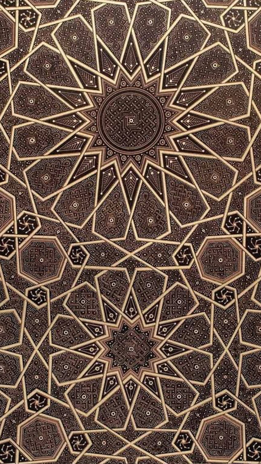 Mohamed Afifi On Fractal Art II. Islamic Art Pattern, Geometric Art, Islamic Patterns, Islamic Painting HD phone wallpaper