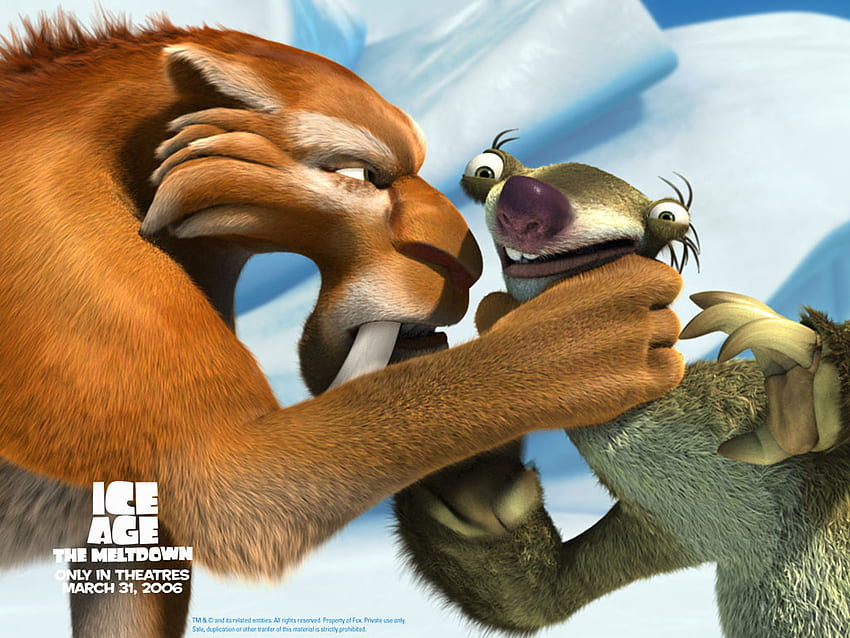Ice Age 2, the meltdown, ice age HD wallpaper
