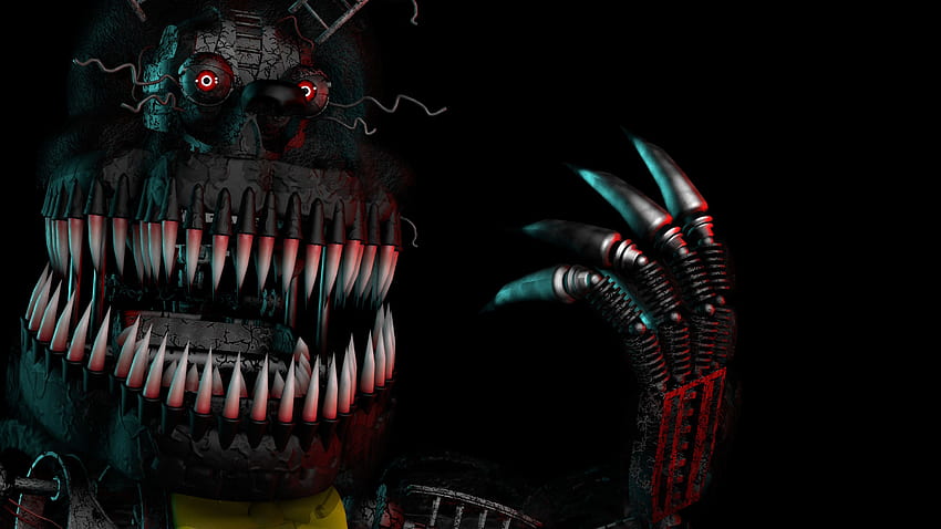Pięć nocy u Freddy'ego 4 Nightmare Bonnie opublikowało pięć nocy u Freddy'ego 4 Tapeta HD